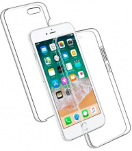 Funda Silicona Doble para Apple iPhone 6 / iPhone 6S Transparente Compatible
