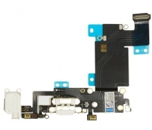 Conector de Carga Completo con Cable Flex para Apple iPhone 6S Plus Blanco