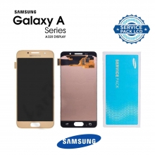 Pantalla para Samsung Galaxy A3 2017 A320 Dorado GH97-19732B Service Pack Original