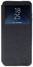 Funda Tapa Libro Ventana para Alcatel 1S 2019 Negro Compatible