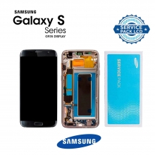 Pantalla para Samsung Galaxy S7 Edge G935 Negro GH97-18533A/18594A/18767A Service Pack Original