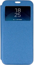 Funda Tapa Libro Ventana para Samsung Galaxy J6 2018 J600 Azul Compatible