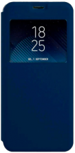 Funda Tapa Libro Ventana para Xiaomi Redmi Note 5A Azul Oscuro Compatible