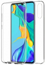 Funda Silicona Doble para Huawei P30 Pro Transparente Compatible