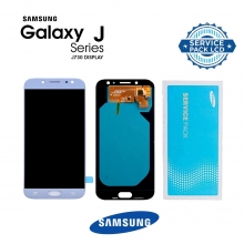 Pantalla para Samsung Galaxy J7 2017 J730 Azul Plata GH97-20736B/20880C/20801B Service Pack Original