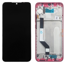 Pantalla para Xiaomi Redmi Note 7 / Note 7 Pro Con Marco Rojo LCD Negro OEM