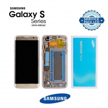 Pantalla para Samsung Galaxy S7 Edge G935 Dorado GH97-18533C Service Pack Original