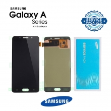 Pantalla para Samsung Galaxy A3 2016 A310 Negro GH97-18249B Service Pack Original