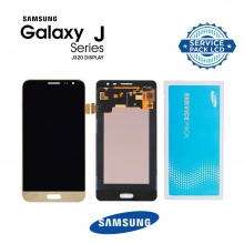 Pantalla para Samsung Galaxy J3 2016 J320 Dorado GH97-18414B/18748B Service Pack Original