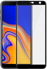 Cristal Templado Full Glue para Samsung Galaxy J6 Plus J610 Negro Compatible