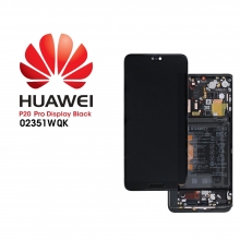 Pantalla para Huawei P20 Pro con Marco y Batera Negro 02351WQK Service Pack Original