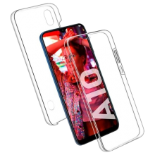 Funda Silicona Doble para Samsung Galaxy A10 A105 Transparente Compatible