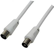 Cable Television TV Prolongador de Antena Coaxial de Macho a Hembra 1,5 Metros