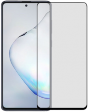 Cristal Templado para Samsung Galaxy Note 10 Plus N975 Curvo Borde Negro Compatible