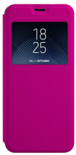 Funda Tapa Libro Ventana para Samsung Galaxy A90 A905 Rosa Compatible