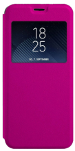 Funda Tapa Libro Ventana para Samsung Galaxy A50 A505 Rosa Compatible
