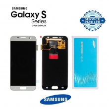 Pantalla para Samsung Galaxy S7 G930 Plata GH97-18523B Service Pack Original