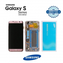Pantalla para Samsung Galaxy S7 Edge G935 Rosa GH97-18533E Service Pack Original