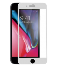 Cristal Templado Full Glue para Apple iPhone 6 / iPhone 7 / iPhone 8 Blanco Compatible